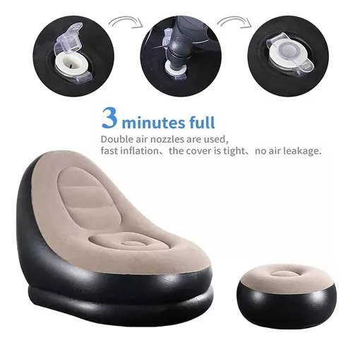 Miniatura 1 de Sillón Inflable Sofá Portátil Plegable